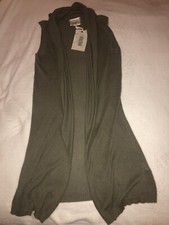 BLAUMAX oberteil cardigan ärmellos jacke Strick Kaschmir S 36 38