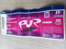 PUR altes gebrauchtes Ticket