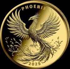 2025 Liberia $25 Phoenix 9999