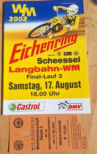 Speedway programm ticket - +,