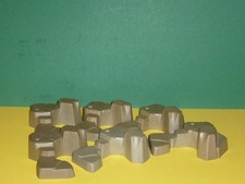 playmobil diverse Felsen grau