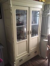 Antiker romantischer Vitrinen Schrank Shabby Chic Frankreich Original
