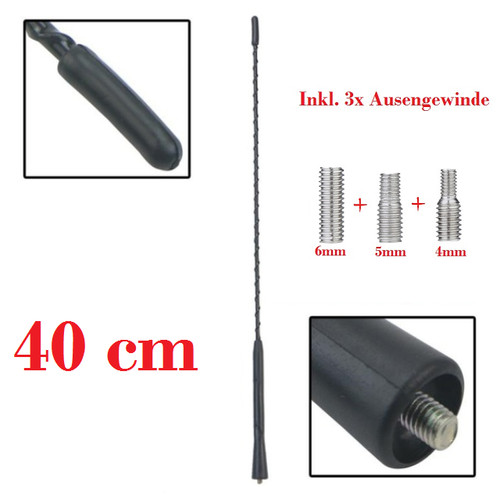 Auto antenne 40cm - auto, stabantenne