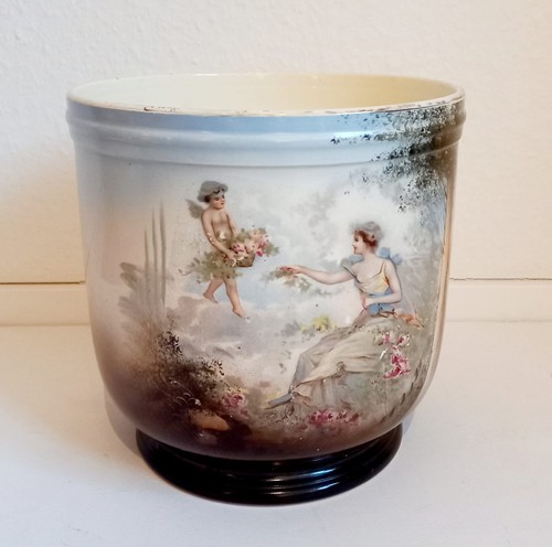 Antiker jugendstil blumentof - antiker,