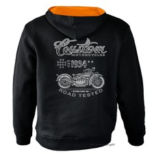 Motorrad Motiv Sweatshirtjacke