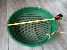 Großes Gartensieb 38 x 8,5 cm für Kies, Sand, Erde, Kompost