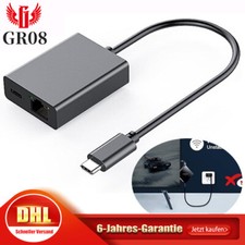 LAN Adapter USB C auf Ethernet für Waipu TV Stick Chromecast Google TV Laptop