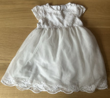 Baby Club festliche Sommer Mädchen Kleid Gr. 92 weiß 
