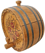 Bier oder Weinfaß aus Holz , Dekoration, 22cm Durchmesser