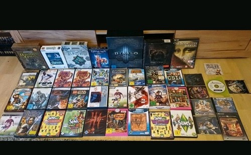 Großes retro spielepaket - großes, retro-pc-spielepaket