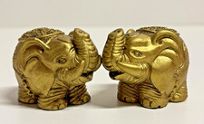 2er Set Goldene Elefanten