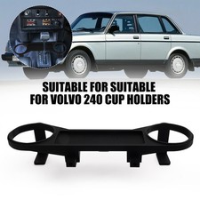Schwarz Getränkehalter Doppel für Volvo 240