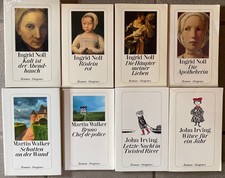 Bücherpaket - 8 ❌THRILLER aus dem Diogenes Verlag: MARTIN WALKER - INGRID NOLL