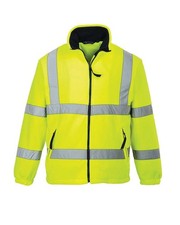 Portwest Hochsichtbares Fleece-Netzfutter, Farbe: Gelb, Größe: M, F300YERXL
