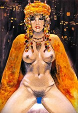 Stell-Es-Auf! Manara Gustav Klimt Jugendstil Frauen Fantasie Erotik Sex Schmuck