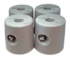 Standfüße Gewichte für Pavillion Zelt Kunststoff Grau Sandfüllung 22 x 25 cm