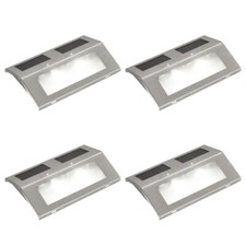 4x Solar Treppen Lampe LED