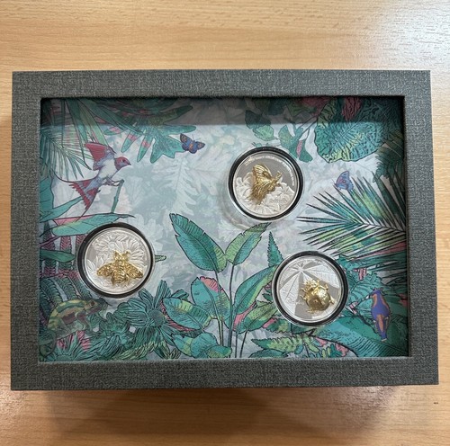Golden insect collection 5 - collection, 3x