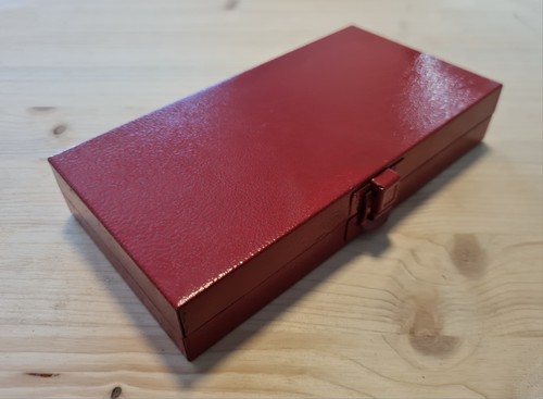 Stück metallkassette rot - 2-stück,