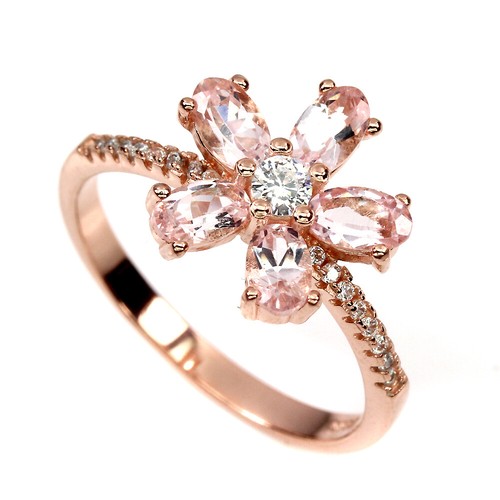 Ring morganit 925 - silber, 585