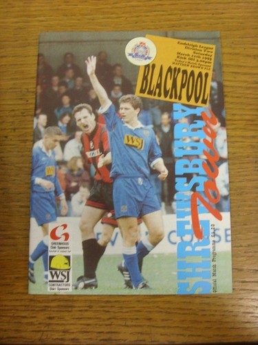 1995 shrewsbury town v - town,