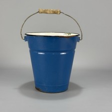 Antiker kleiner Emaille-Eimer