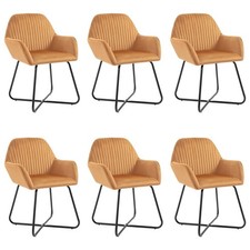 Esszimmerstühle 6 Stk. Creme