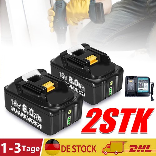 18v 0ah akku - 2x, 8,0ah