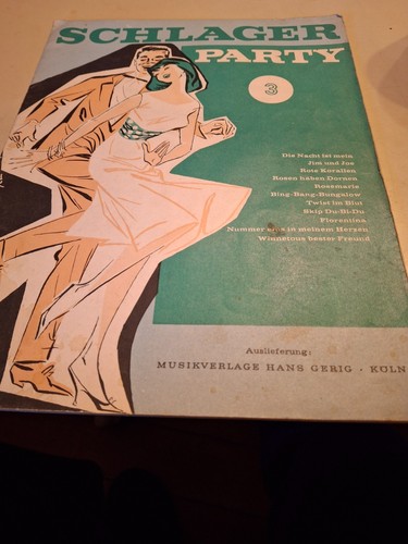 Schlager party 1963 - schlager, noten