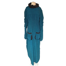 Damen Feincord Maxikleid