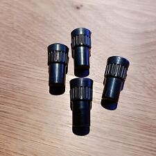 4 Stück schwarze Gummi Kappen Ventilkappen für Autos PKW LKW Motorrad