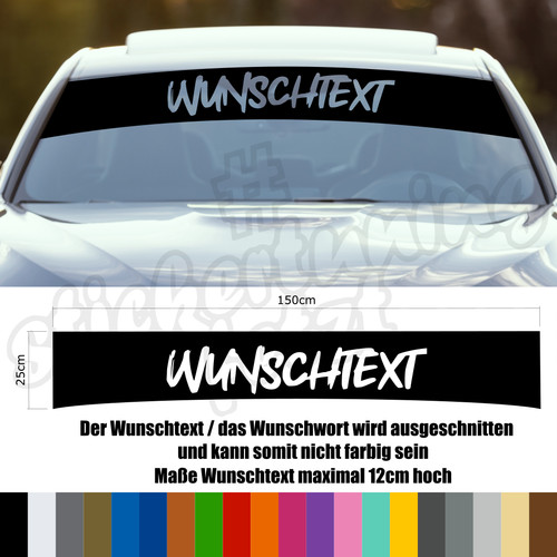 Aufkleber scheibenkeil - aufkleber,