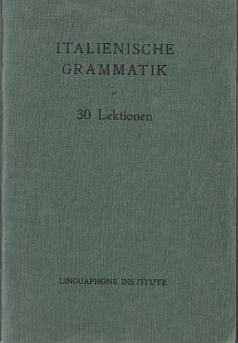Sprache italienisch - --,