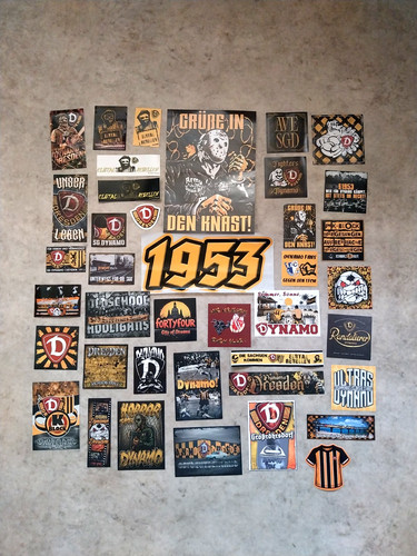 Dynamo dresden aufkleber - dynamo, 40
