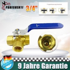 3 Wege Kugelhahn aus Messing