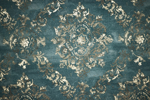 Vliestapete barock petrol - barock,
