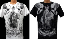 Herren T Shirt Totenkopf skull