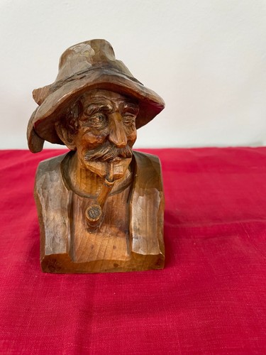 Holz kopf figur charakterkopf - figur,