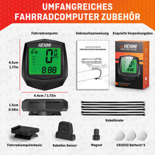 Funk Fahrradcomputer LCD