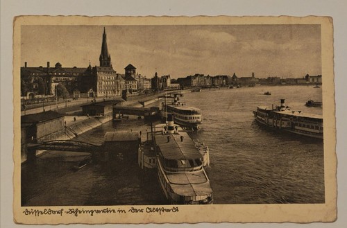 Düsseldorf rheinufer - ak,