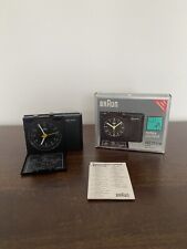 Braun Wecker reflex control 4783 AB 313 rsl quarz OVP Vintage Design Reisewecker