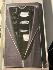 stoffschrank mit kleiderstange Schwarz in OVP
