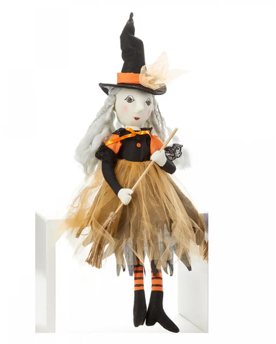 Orange halloween hexe - halloween,