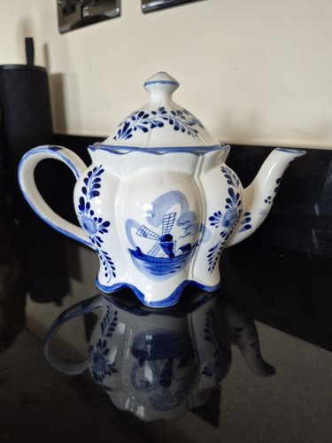 Blaue delfter deko handbemalte - delfter,