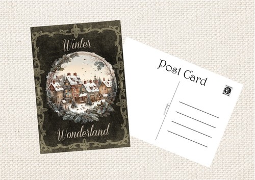 Postkarte-Geschenkkarte-Grußk