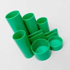 Stifteköcher Stiftablage Schreibtisch Utensilo Briefablage Zettelablage 70er