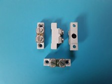 2x Schraub - Klemmleiste Verteilerleiste Lüsterklemme Verteilerklemme bis 9 mm²