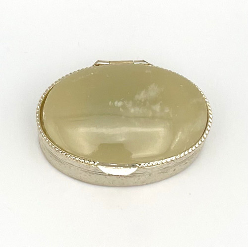 Vintage pillendose onyx - vintage, marmor