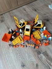 Playmobil Baustelle Gabelstapler Bagger 90 Er Jahre