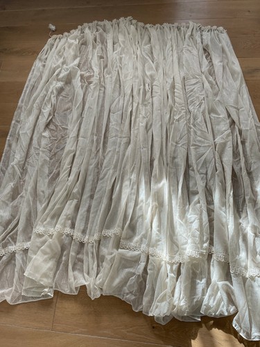 Gardine weißvintage - ,